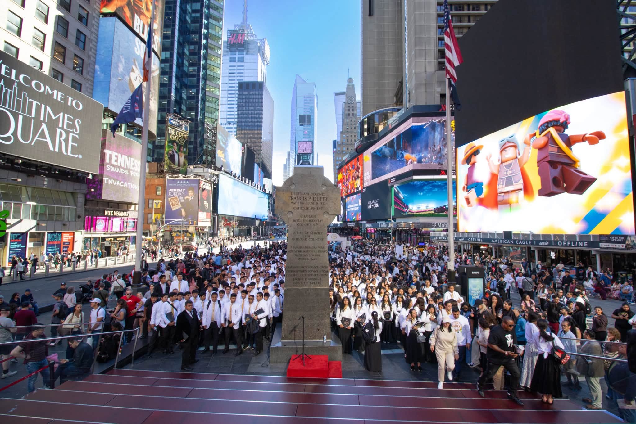 Celebración del Centenario en Times Square, Nueva York